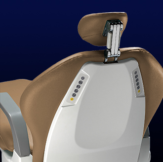 X-Caliber V B50N dental chair back with controls