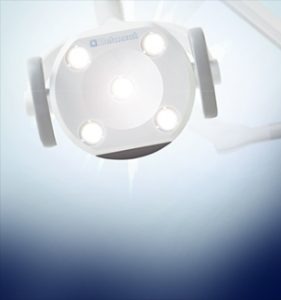 Clesta LED dental lighting front view