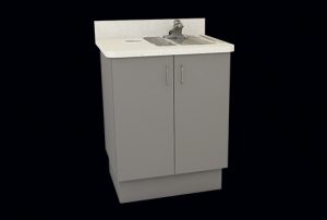ECO8 Sink Unit dental cabinetry gray finish