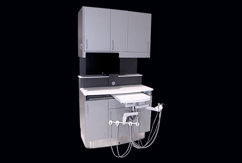 EVOGUE EVG dental unit cabinet mounted